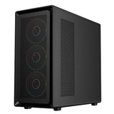 Case MESHCORE 36B - Gaming Tower- ATX- 4x12cm ARGB fan- 2xUSB3- Type-C- Temp Glass Side Panel