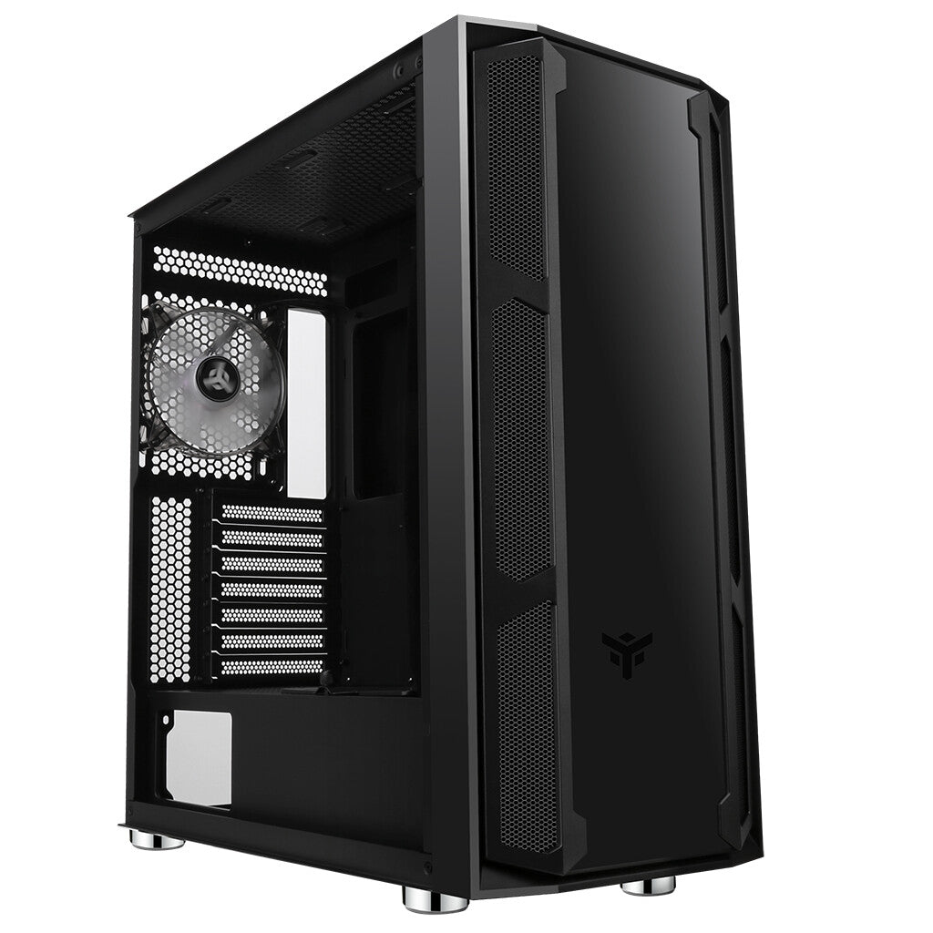 Case MAJES 20 EVO - Gaming Full Tower- 2x20cm ARGB fan- USB3- Front & Side Panel Temp Glass