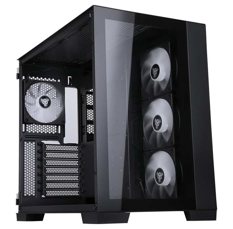 Case DARK CAVE - Gaming Tower- ATX- 4x12cm ARGB fan- 2xUSB3- Type-C- Side &amp; Front Panel Temp Glass