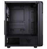 Case SIX TRIANGLE - Gaming Middle Tower- 4x12cm ARGB fan- USB3- Side Panel Temp Glass