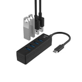 ITEK HUB USB-C maschio- 4xUSB3.0