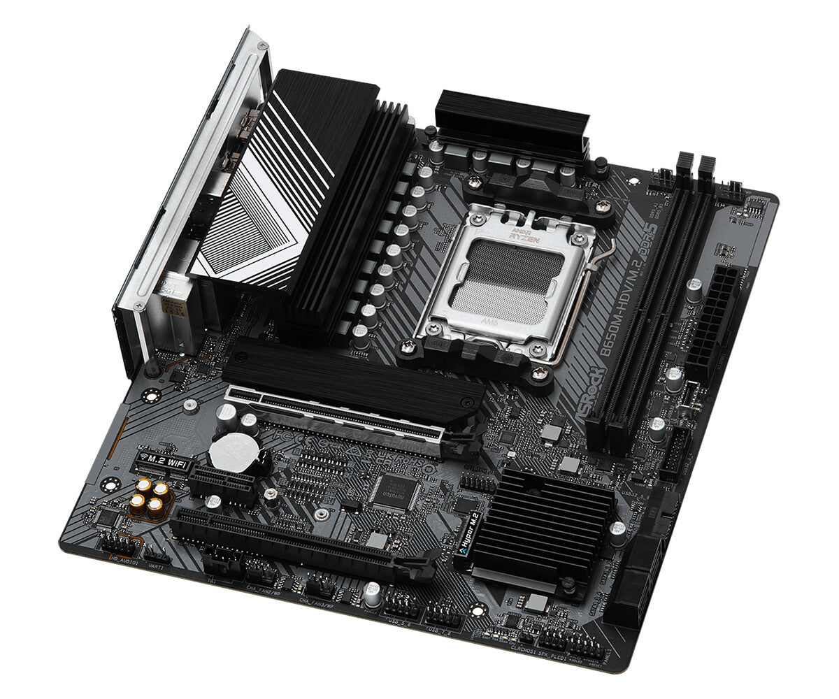 MB Asrock AM5 B650M-HDV/M.2- 2*DDR5 4*SATA3- 2*M.2- HDMI- DP-  mATX